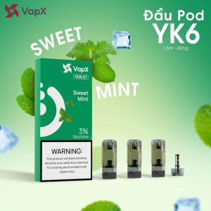 Pod VapX YK6 Sweet Mint