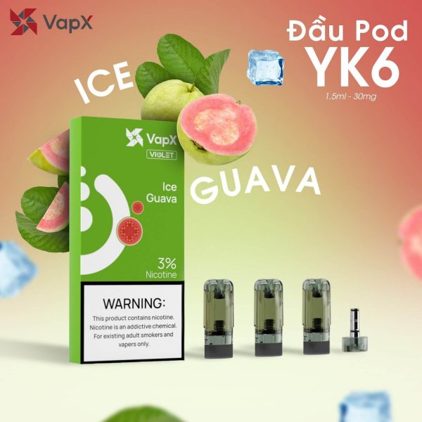 Pod VapX YK6 Ice Guava