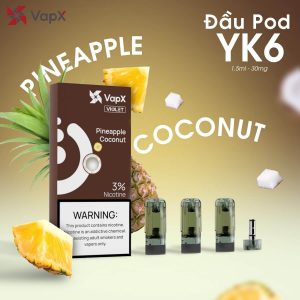 Pod VapX YK6 Pineapple Coconut