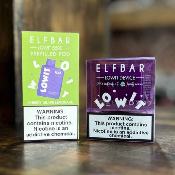 ELFBAR Lowit 5500 Puffs - Closed Pod Device