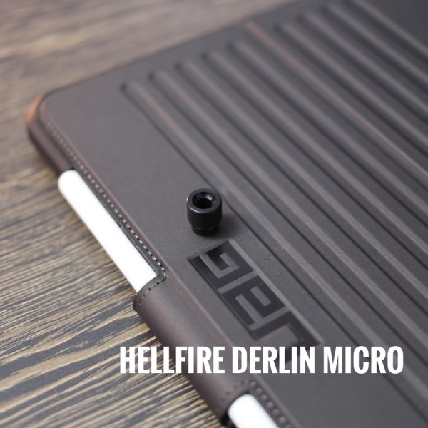 Hellfire Black Derlin Micro Driptip by HellFire Mods